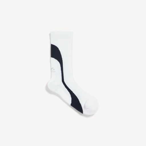 Balenciaga Techwear Technical Socks (White/Navy)