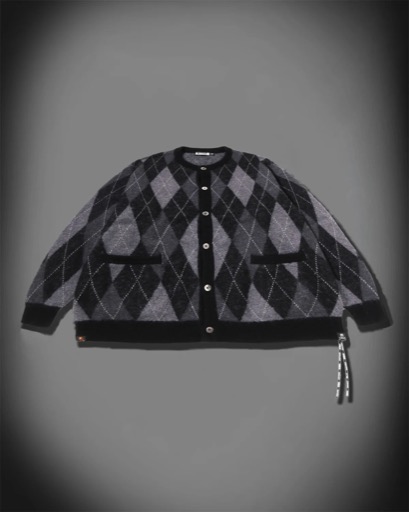 BAPE MM BAPE Argyle Check Mohair Knit