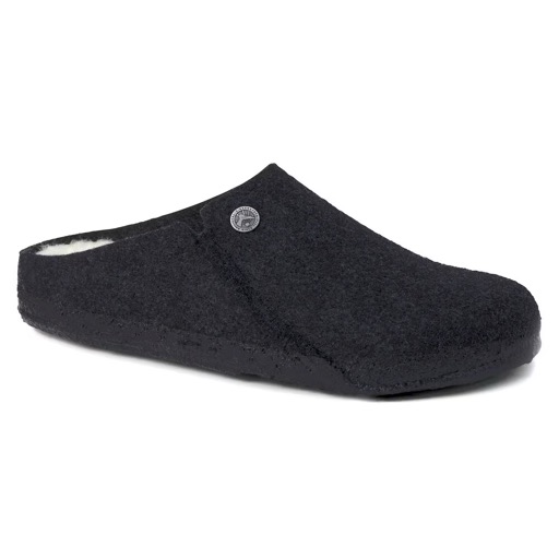 Birkenstock Zermatt Shearling Felt Slipper (Anthracite)