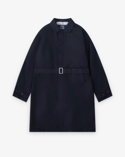 Comme des Garçons Homme Belted Car Coat (Black)