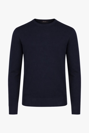 Cermino Mateo Knitted Crew Neck – Navy