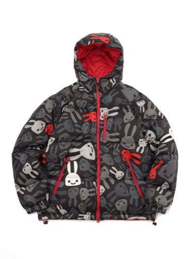 Cune Reversible Down Jacket, Squishy Rabbit