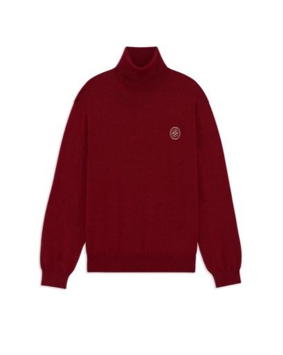Drôle de Monsieur D Mirror Wool Silk Turtleneck