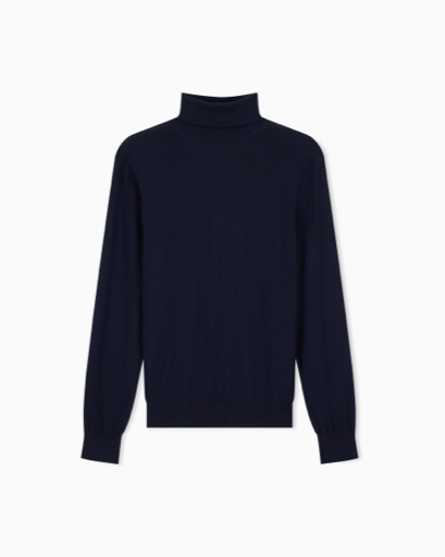 Giorgio Armani Sweater regular fit plain knit cashmere