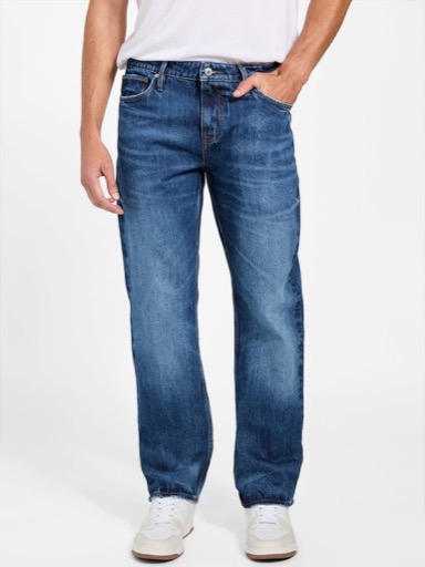 GUESS Angels Slim-Fit Straight Jeans