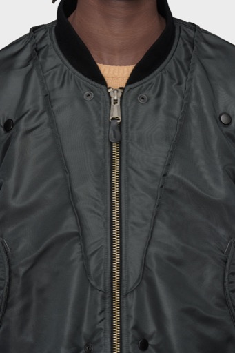 Maison Margiela Reversible Bomber Jacket – Dark Grey