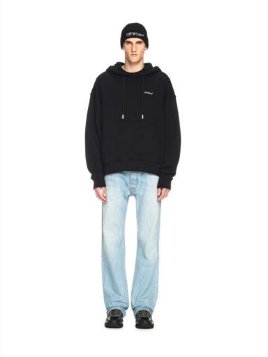 Off-White Barber Arrow Skate Hoodie – Black