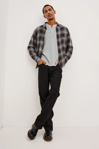 Rails Lennox Shirt – Silver Obsidian