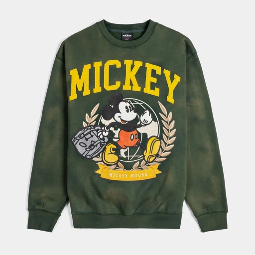 Shoe Palace Mickey Crewneck Sweatshirt (Green/Yellow)