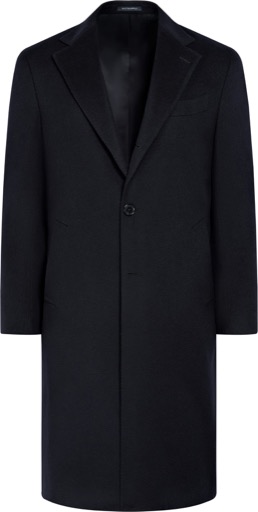 Suitsupply Navy Overcoat – Pure Wool
